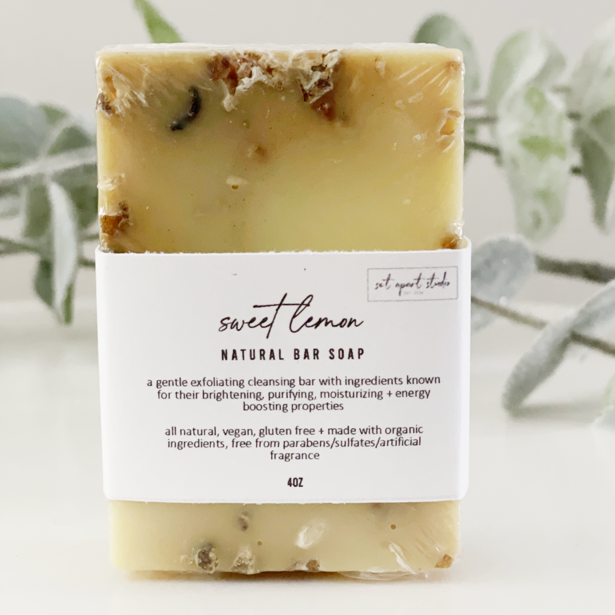 Sweet Lemon Organic Bar Soap