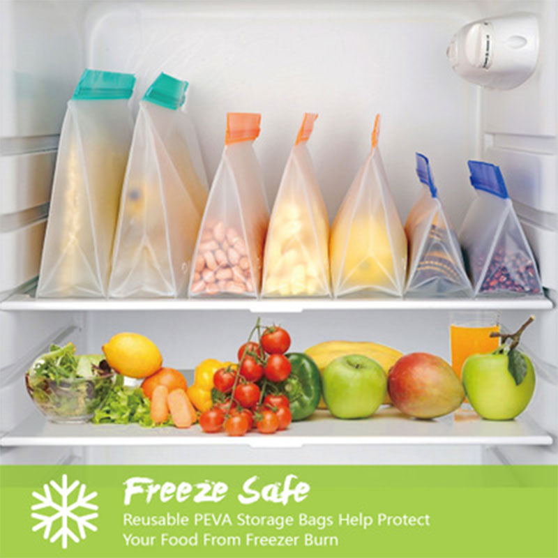 Reusable Silicone Ziplock Bags - Freezer Safe – Of Intention