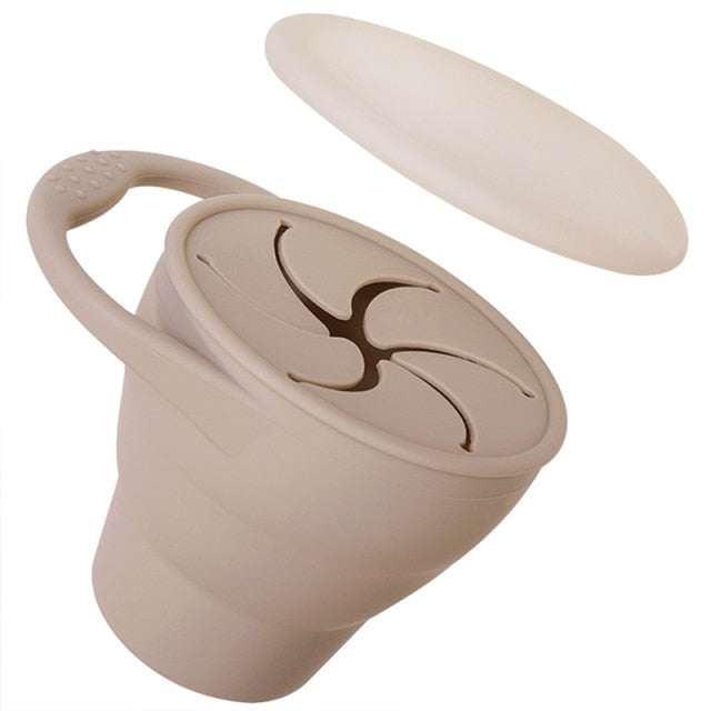 Collapsable Silicone Snack Cup - Sage