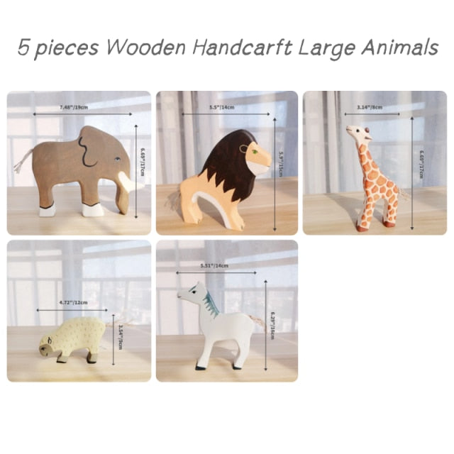 Eco-Play Wooden Handcrafted Animals